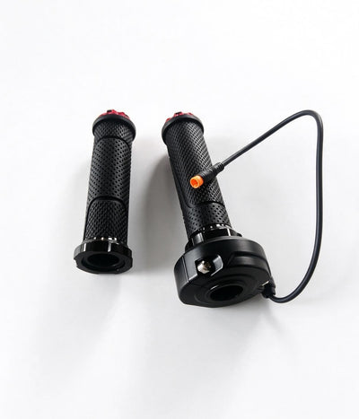 QF200 throttle with black textured grips, control housing, and connecting cable